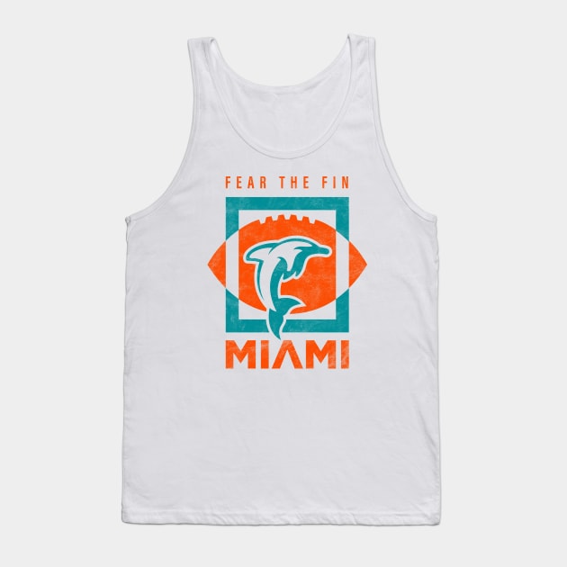 Miami Dolphins 2023 Super Bowl Run, Sunday football Tank Top by BooTeeQue